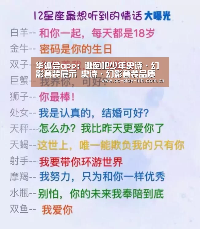 华体会app:逃跑吧少年史诗·幻影套装展示 史诗·幻影套装品质(图1) 华体会app